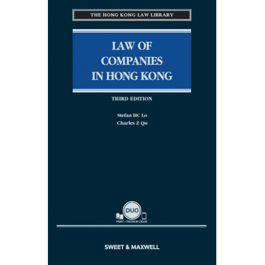 Law of Companies in Hong Kong 3rd ed + Proview (Practitioner / Student Version)